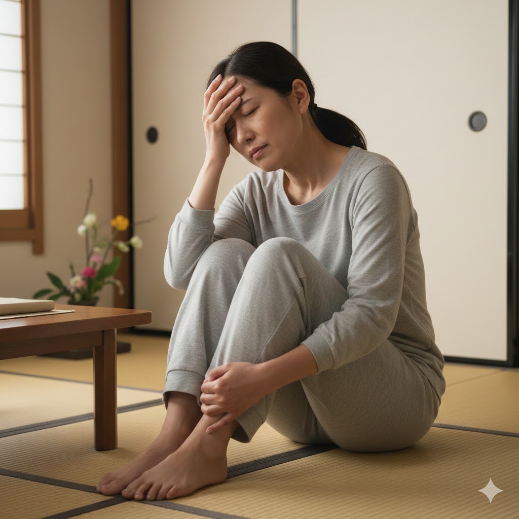 ファブリー病に悩む女性