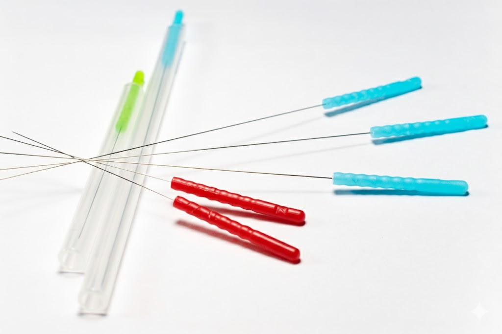 日本製の細い使い捨て針